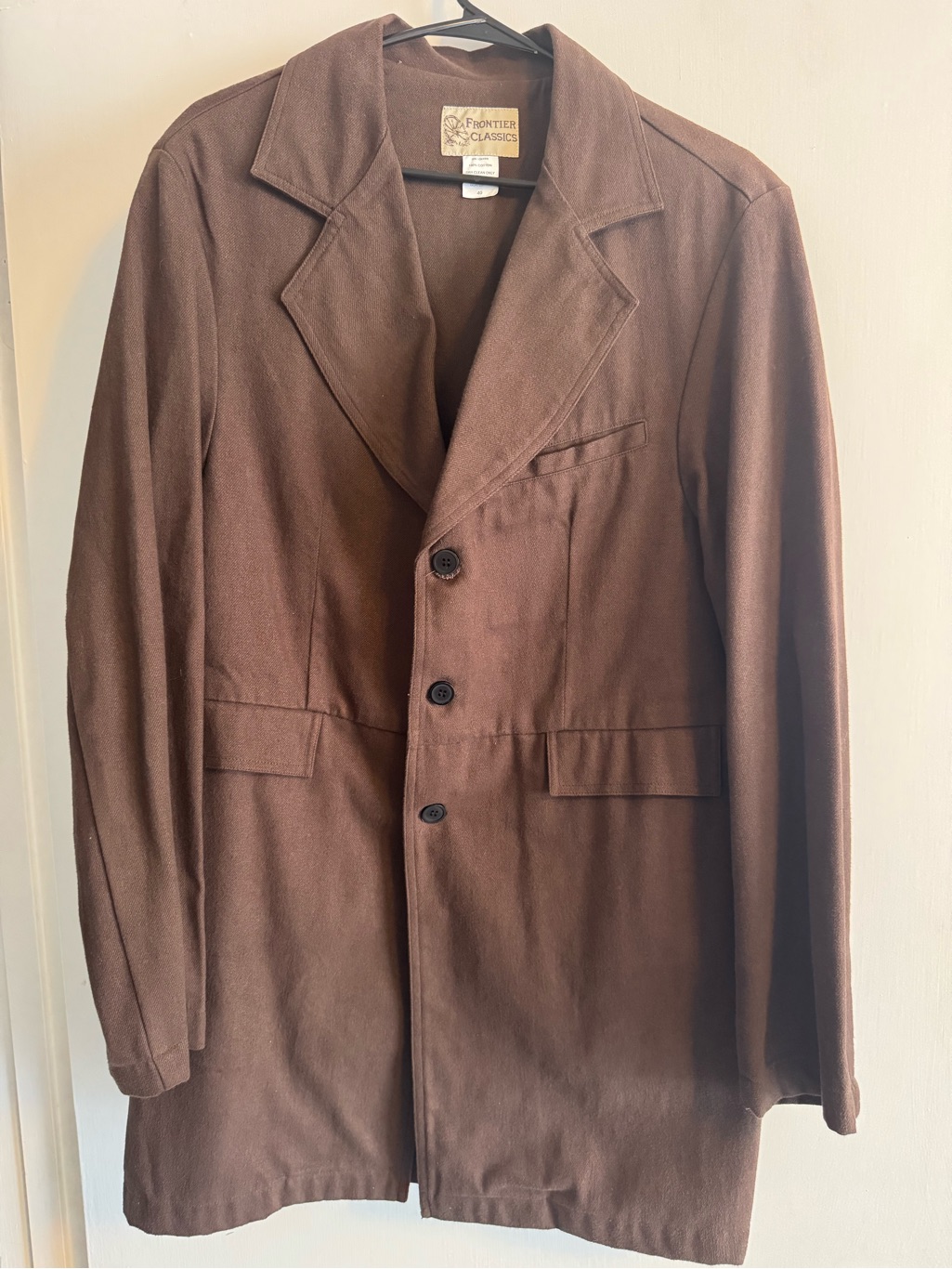 Frontier Classics Brown Men's Gunfighter Coat
